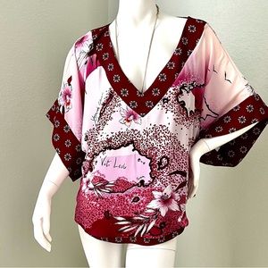 White House Black Market Kimono style top, boho,